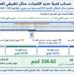 حساب كمية حديد الكمرات